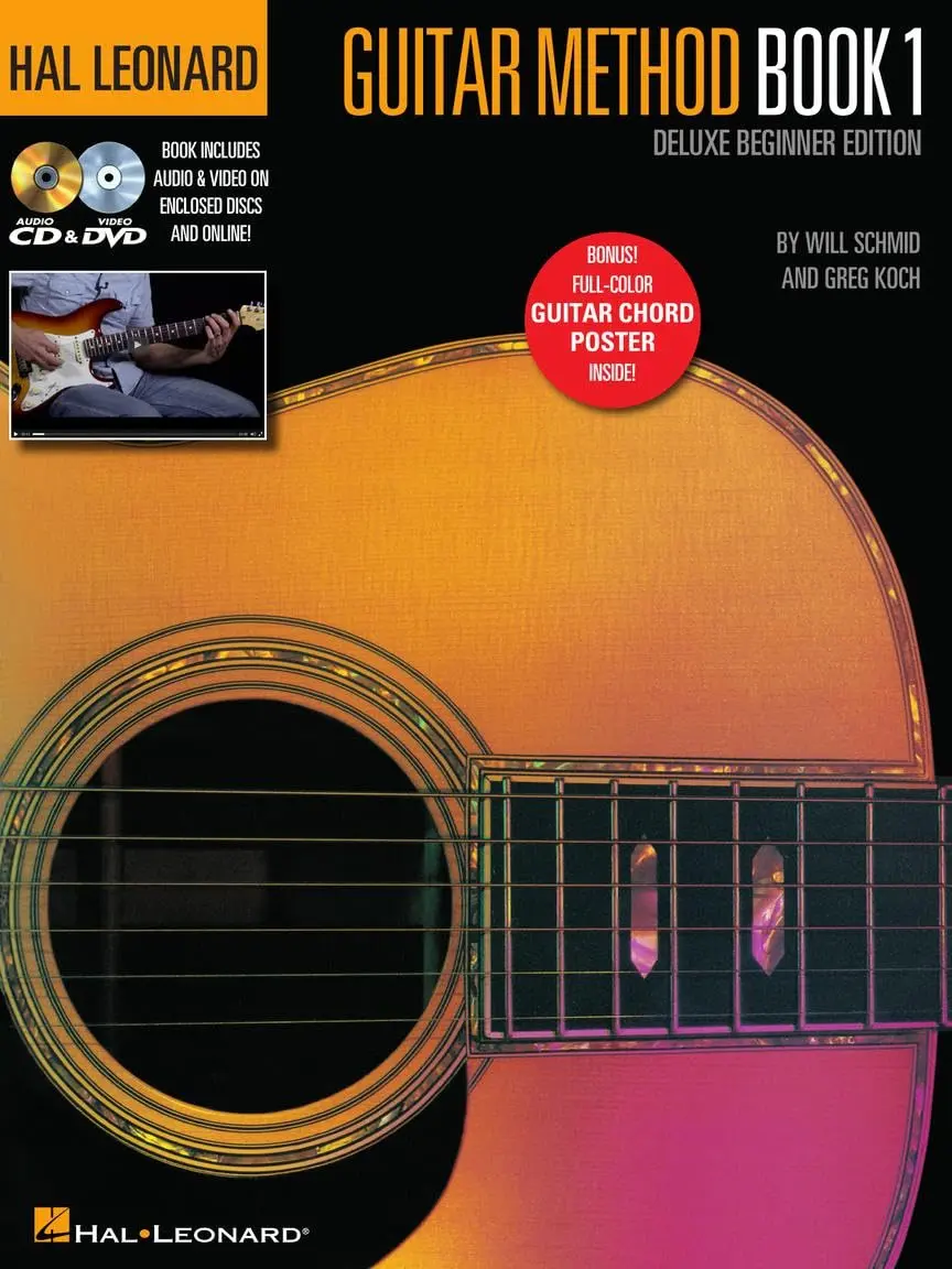 Hal Leonard Guitar Method, Book 1 (Deluxe Beginner Edition)